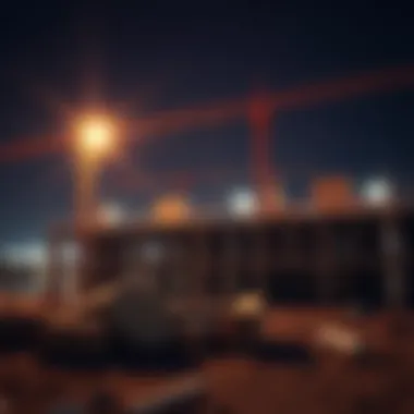 Construction site highlighting lien implications