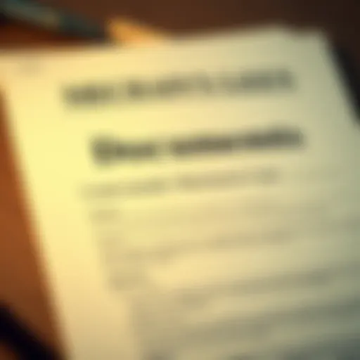 Mechanic's Lien Document Overview Visual representation of a mechanic's lien document