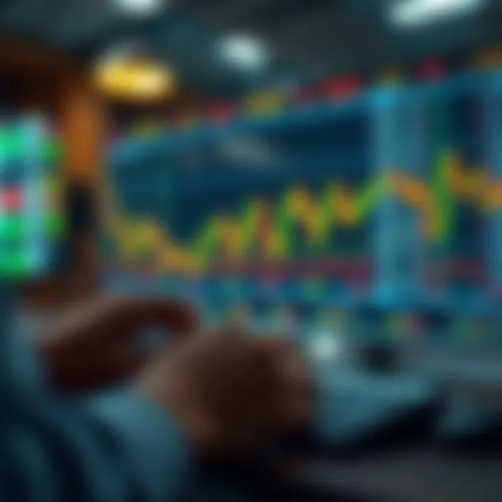 Visual representation of options trading concepts