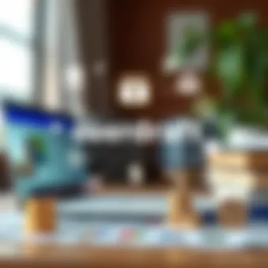 The concept of overdraft illustrated through financial icons