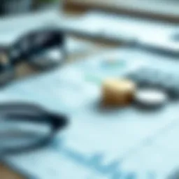 Visual representation of profit and loss components