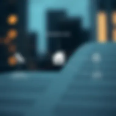 Diagram explaining the relationship between property liens and credit reports