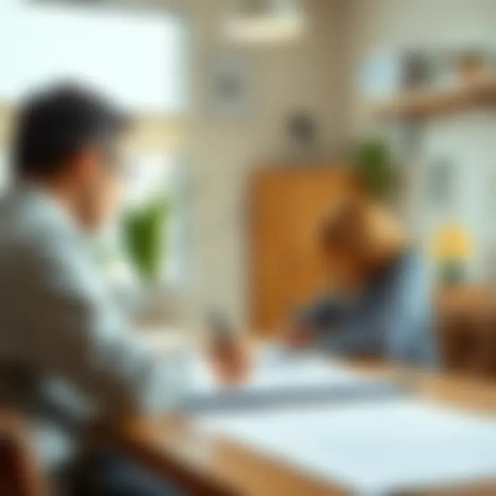 Clear Communication in Rental Agreements Illustration of communication between landlords and tenants