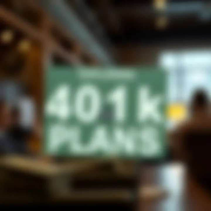 A detailed infographic on 401(k) plans