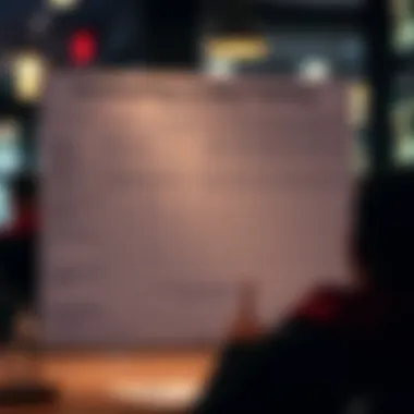 Risk assessment chart for investors