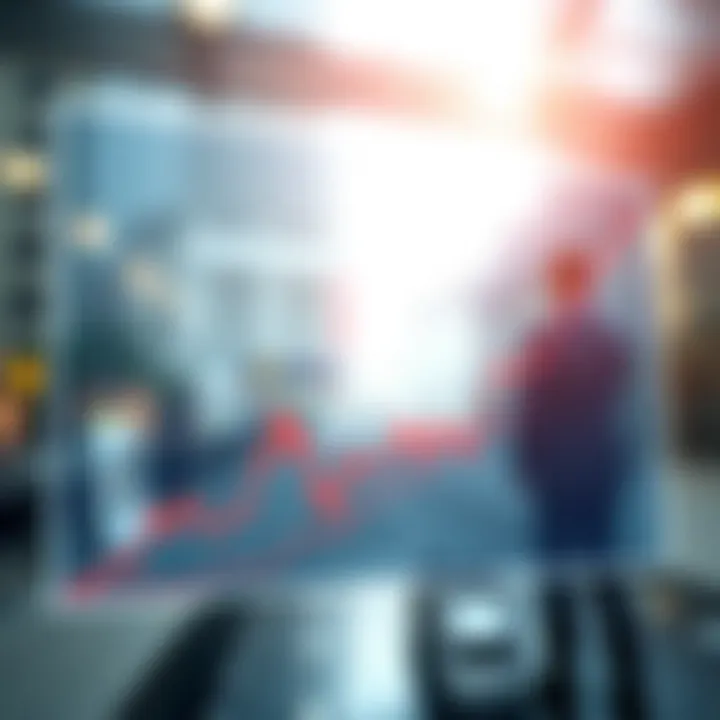 Graph showing market trends influenced by short selling