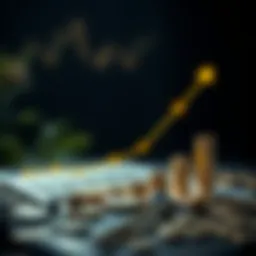 Conceptual illustration of startup growth and funding stages