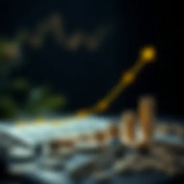 Conceptual illustration of startup growth and funding stages