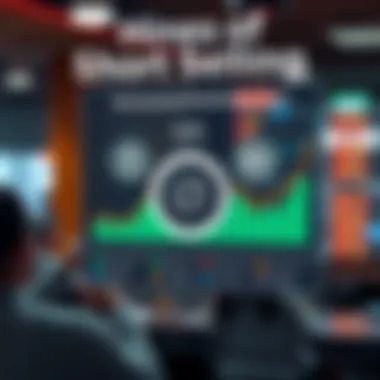 Mechanics of Short Selling Infographic showing the mechanics of short selling