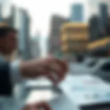 Conceptual representation of a corporate takeover bid