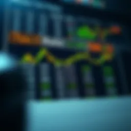 A financial chart depicting tax rates