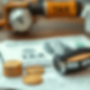 Visual representation of tax implications for retirement accounts