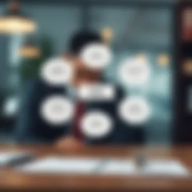 Diagram illustrating debt management strategies