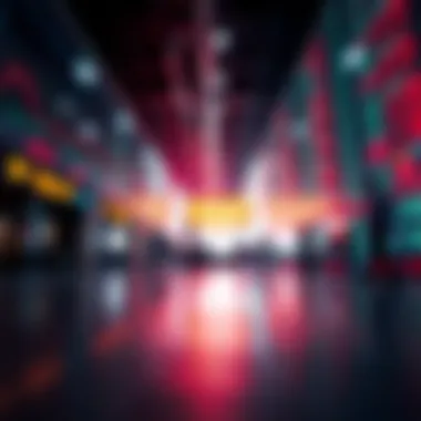 An abstract representation of market fluctuations