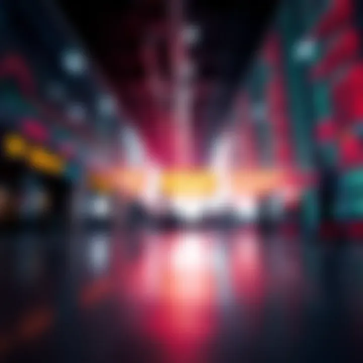 An abstract representation of market fluctuations