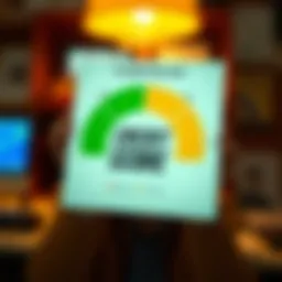 Visual representation of credit score components