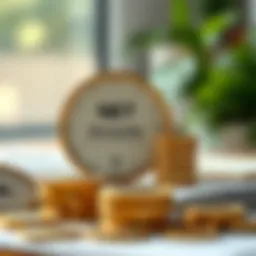 Visual representation of net accounts receivable components