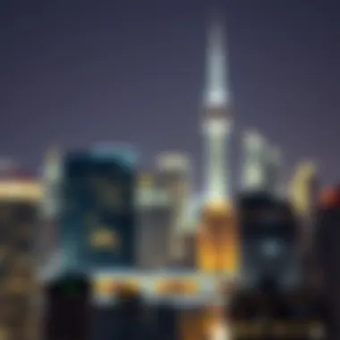 Elevated Financial Status A sophisticated city skyline signifying elevated financial status.