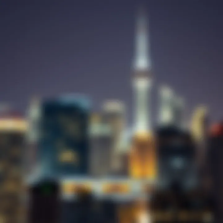Elevated Financial Status A sophisticated city skyline signifying elevated financial status.