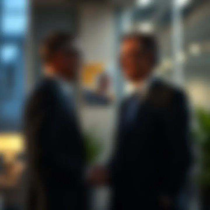 Infographic highlighting interaction between CEO and President