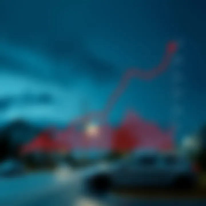 Dynamics of Subprime Mortgage Rates Graph depicting the rise and fall of subprime mortgage rates