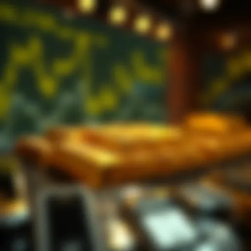 Golden bullion bars reflecting market trends